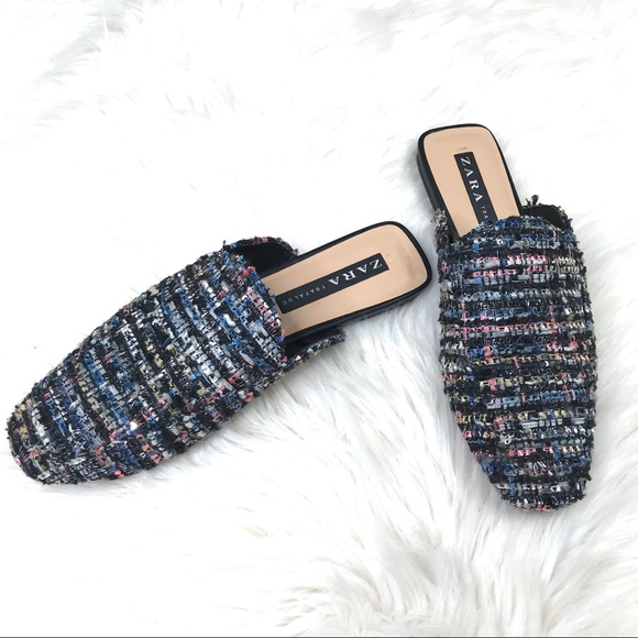 Zara Shoes - Zara sparkle mules, 38